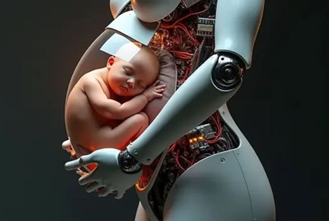 ලොව ප්‍රථම “ගර්භණී රොබෝව” නිර්මාණය කීරීමට සැලසුම්