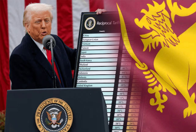 ට්‍රම්ප් ලංකාවට පැනවූ තීරු බද්ද 20 % ට අඩු කරයි